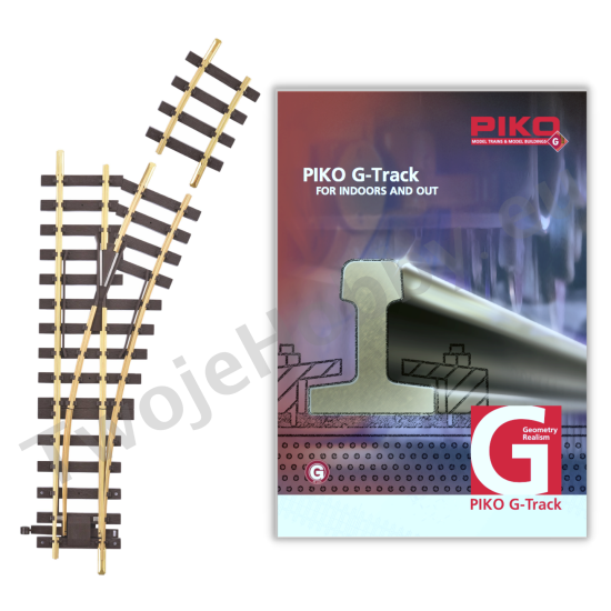 Piko 35229, Zwrotnica Prosta Prawa R3 22.5, skala G